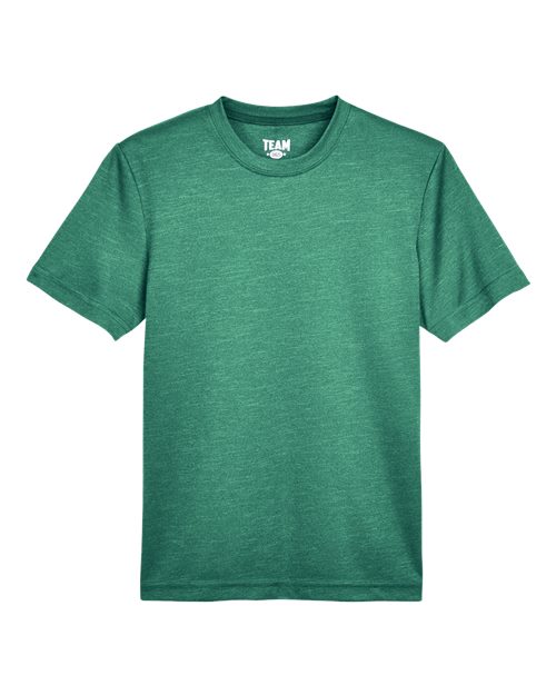 Team 365 Youth Sonic Heather Performance T-Shirt-1