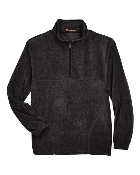 Harriton Men's Fleece Quarter-Zip Pullover-1