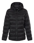 Weatherproof Women's Lightweight Poly-filled Hooded Puffer Jacket-1
