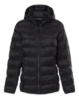 Weatherproof Women's Lightweight Poly-filled Hooded Puffer Jacket-1