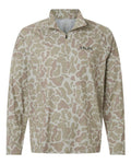 HUK Men's Airweight KC Printed Quarter-Zip Pullover-1