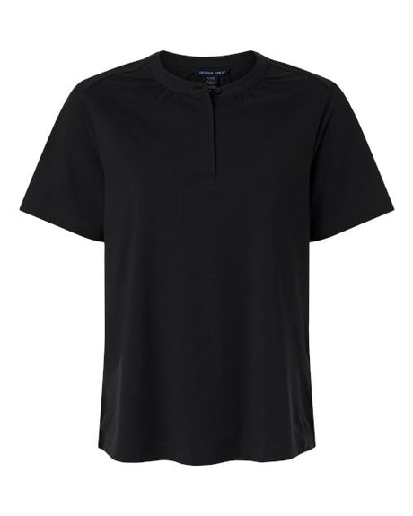 Devon & Jones Women's Seaton Pebble Textured Polo-1