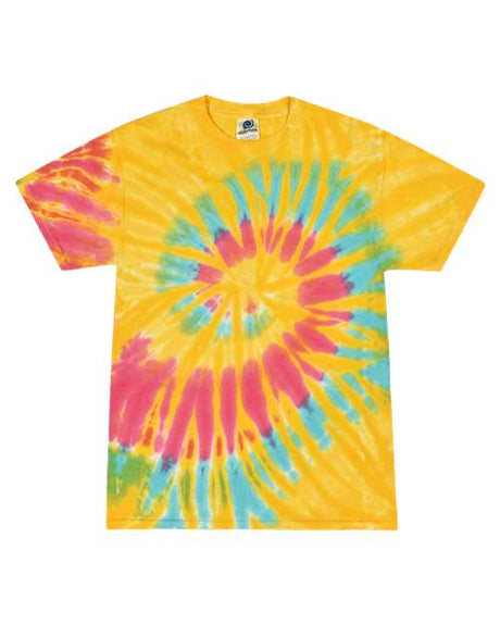 Colortone Men's Multi-Color Tie-Dyed T-Shirt