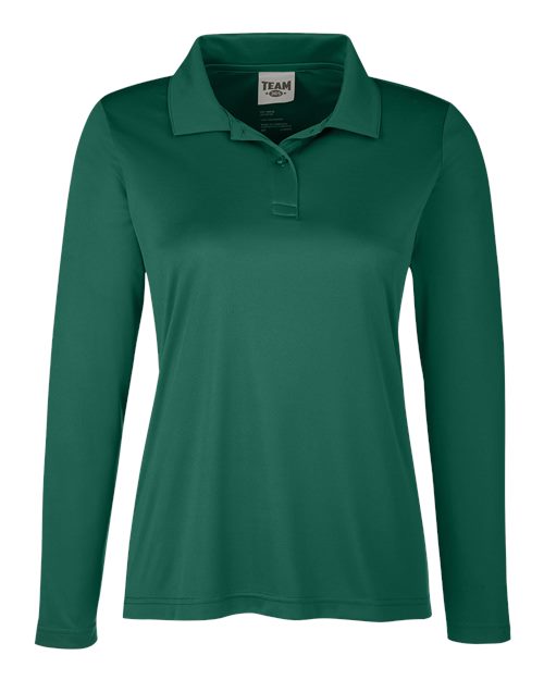 Team 365 Women's Zone Performance Long Sleeve Polo-1