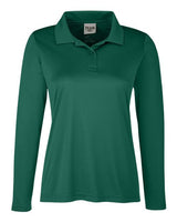 Team 365 Women's Zone Performance Long Sleeve Polo-1