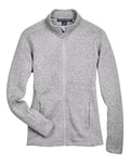 Devon & Jones Women's Bristol Full-Zip Sweater Fleece Jacket-1