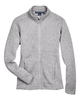 Devon & Jones Women's Bristol Full-Zip Sweater Fleece Jacket-1