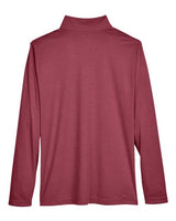 Team 365 Men's Zone Sonic Heather Performance Quarter-Zip Pullover-2