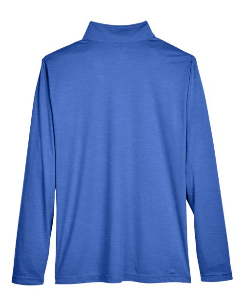 Team 365 Men's Zone Sonic Heather Performance Quarter-Zip Pullover-2