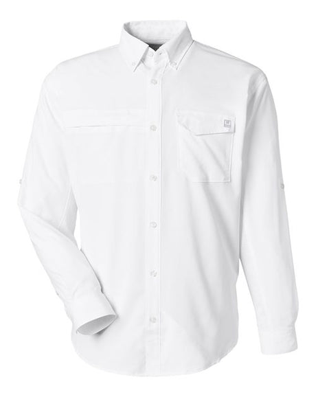 HUK Men's Tide Point Pocket Fishing Shirt-1