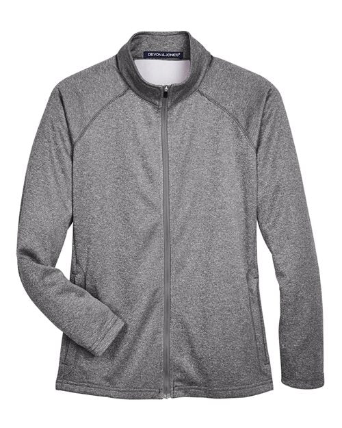 Devon & Jones Women's Stretch Tech-Shell Compass Full-Zip Jacket-1