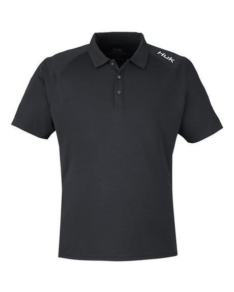 HUK Men's LoPro Solid Performance Polo-1