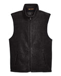 Harriton Men's Fleece Full-Zip Vest-1
