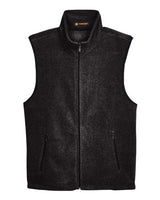 Harriton Men's Fleece Full-Zip Vest-1
