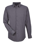 Devon & Jones Men's CrownLux Performance Tonal Mini Check Woven Dress Shirt