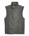 Harriton Men's Fleece Full-Zip Vest-1