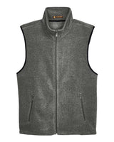 Harriton Men's Fleece Full-Zip Vest-1