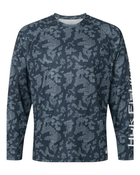 HUK Men's Lopro Running Lakes Long Sleeve T-Shirt-1