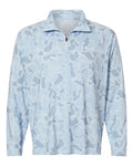 HUK Men's Airweight KC Printed Quarter-Zip Pullover-1