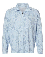 HUK Men's Airweight KC Printed Quarter-Zip Pullover-1