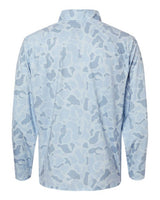 HUK Men's Airweight KC Printed Quarter-Zip Pullover-2