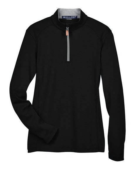 Devon & Jones Women's DRYTEC20 Performance Quarter-Zip Pullover-1