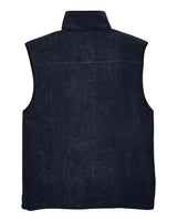 Harriton Men's Fleece Full-Zip Vest-2