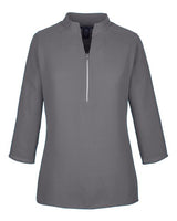 Devon & Jones Women's Perfect Fit  Three-Quarter Sleeve Crepe Tunic