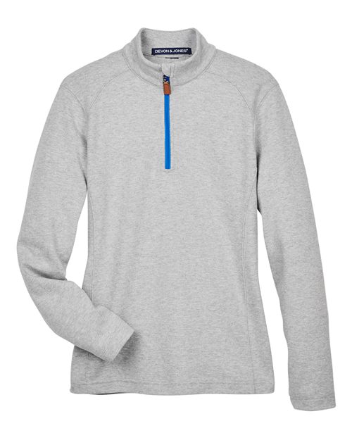Devon & Jones Women's DRYTEC20 Performance Quarter-Zip Pullover-1