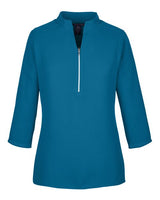 Devon & Jones Women's Perfect Fit  Three-Quarter Sleeve Crepe Tunic