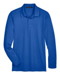 Devon & Jones Men's CrownLux Performance Plaited Long Sleeve Polo-1