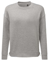 TriDri Women's Billie Side-Zip Crewneck Sweatshirt