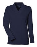 Devon & Jones Women's Raleigh Shawl Collar Knit Top-1