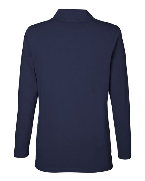 Devon & Jones Women's Raleigh Shawl Collar Knit Top-2