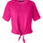 Devon & Jones Women's Perfect Fit Tie Front Blouse-1