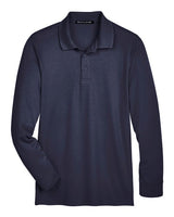 Devon & Jones Men's Tall CrownLux Performance Plaited Long Sleeve Polo-1