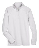 Devon & Jones Men's CrownLux Performance Clubhouse Micro-Stripe Quarter-Zip Pullover-1