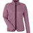 CORE365 Women's Venture Heathered Stripe Full-Zip Jacket-1