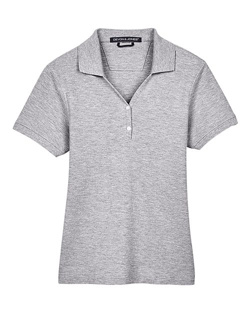 Devon & Jones Women's Pima Piqué Polo-1