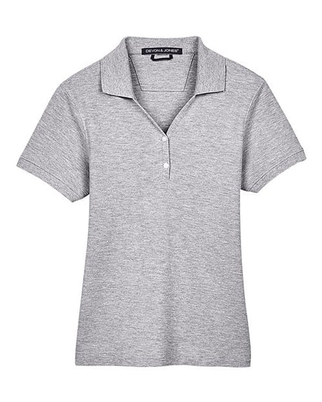 Devon & Jones Women's Pima Piqué Polo-1