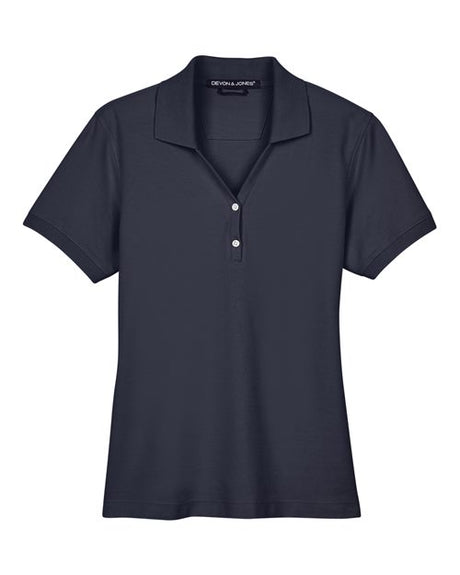Devon & Jones Women's Pima Piqué Polo-1