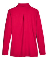 Devon & Jones Women's CrownLux Performance Plaited Long Sleeve Polo-2