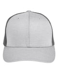 Team 365 Youth Zone Sonic Heather Trucker Cap by Yupoong-1