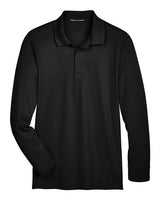 Devon & Jones Men's CrownLux Performance Plaited Long Sleeve Polo-1