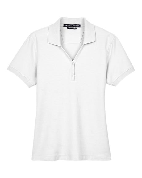Devon & Jones Women's Pima Piqué Polo-1
