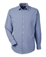 Devon & Jones Men's CrownLux Performance Gingham Dress Shirt-1