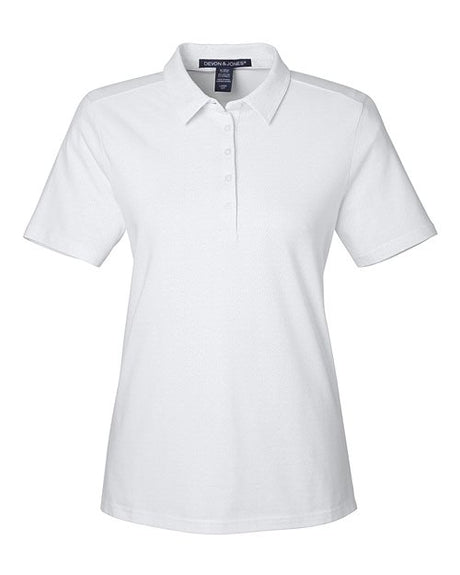 Devon & Jones Women's Crownlux Performance Geo Polo-1