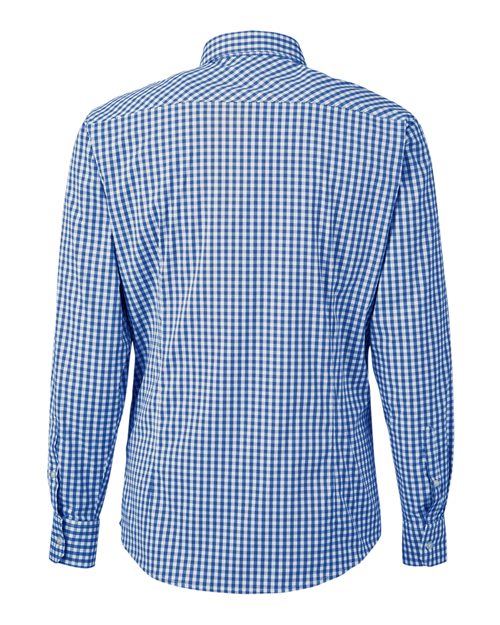 Devon & Jones Men's CrownLux Performance Gingham Dress Shirt-2