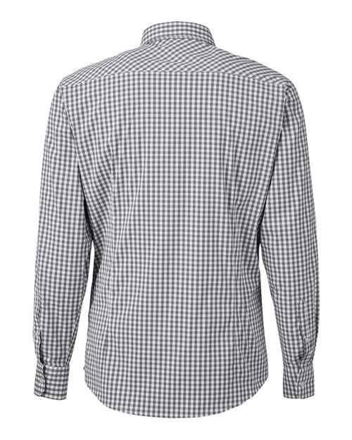 Devon & Jones Men's CrownLux Performance Gingham Dress Shirt-2