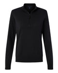 Devon & Jones Women's New Classics Quarter-Zip Sweater-1